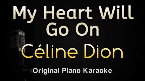 youtube karaoke my heart will go on|my heart will go on lyrics.